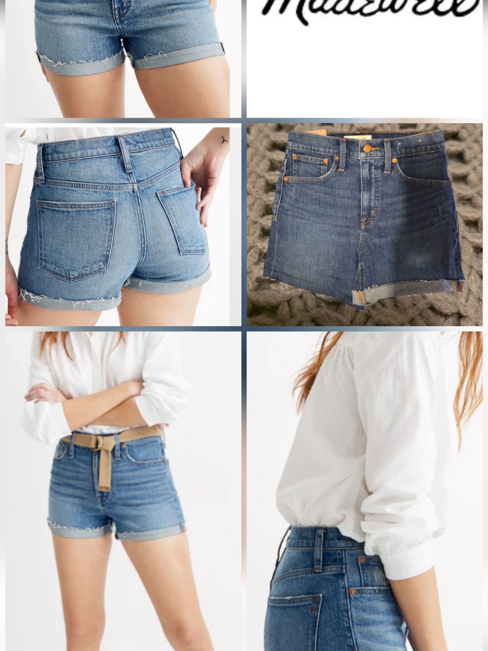 3 For $30 Madewell High-Rise Denim Cutoff Shorts With Magic Pockets